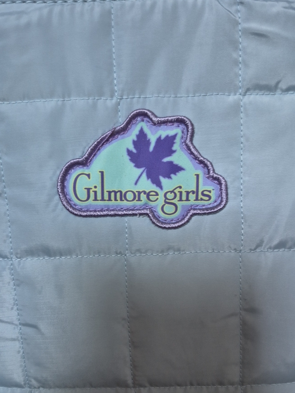 Gilmore Girls Quilted Light Blue Insulated Lunch Bag With Patches New With Tags - Picture 6 of 17